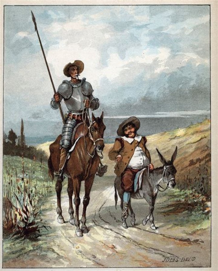 How did Sancho Panza help Don Quixote?