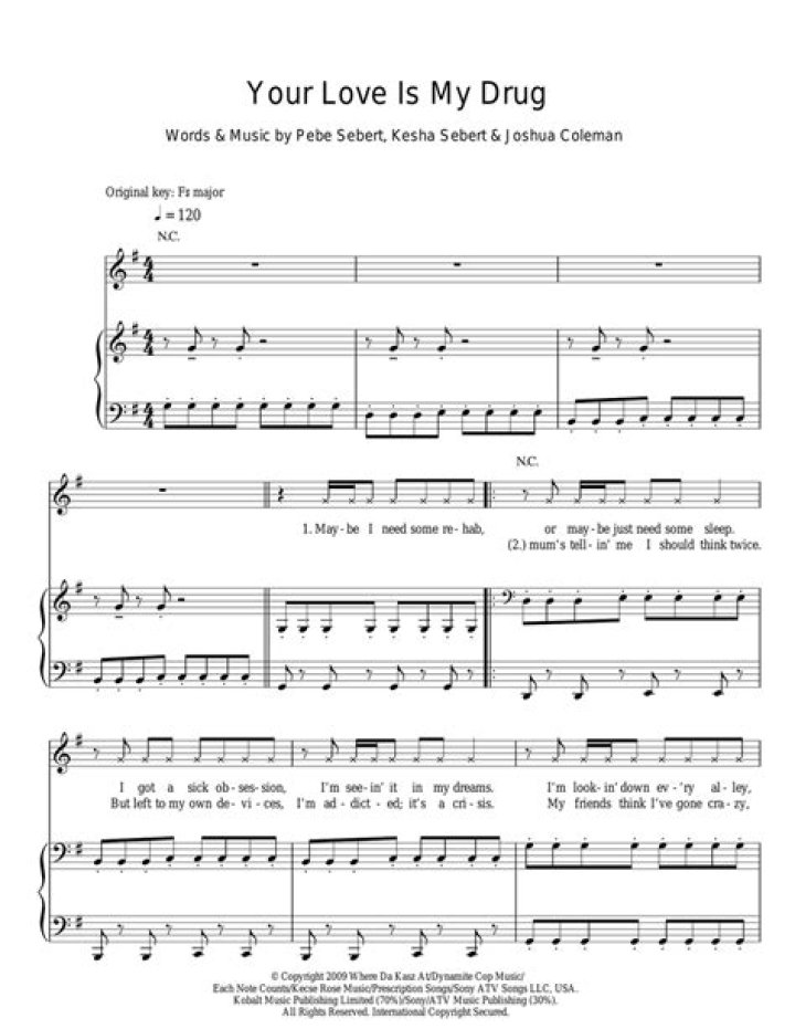 Is Your Love Is my Drug a song?